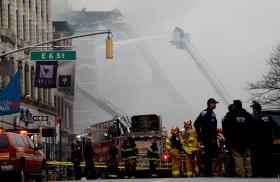 EXPLOSÃO EM NOVA IORQUE FOI CAUSADA POR FUGA DE GÁS E PROVOCOU 12 FERIDOS