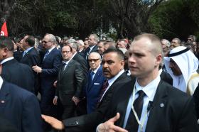 PRESIDENTE DA TUNÍSIA ENALTECE UNIDADE DO POVO E AGRADECE A SOLIDARIEDADE INTERNACIONAL