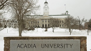A Acadia University em Wolfville, N.S. - 13 de fevereiro de 2015. (Andrew Vaughan / The Canadian Press)