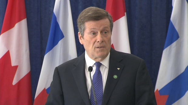 O presidente John Tory estabeleceu um novo recorde para a angariação de fundos, durante a corrida eleitoral pela presidência no ano passado. Fonte CP24.