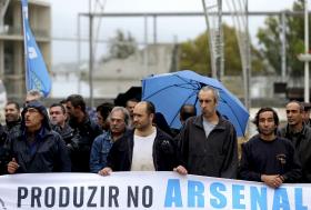 TRABALHADORES DO ARSENAL DO ALFEITE RECUSAM SEGMENTAÇÃO DA EMPRESA