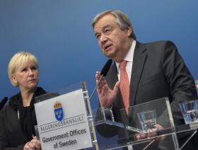 JUNCKER RECEBE ANTÓNIO GUTERRES NA QUINTA-FEIRA EM BRUXELAS