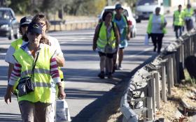 PEREGRINOS PEDEM BERMAS E MAIS GNR NO PERCURSO DE COIMBRA A POMBAL