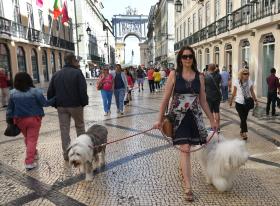 SUPOSTOS TRAFICANTES NA BAIXA LISBOETA DIZEM VENDER HAXIXE, MAS É LOURO PRENSADO