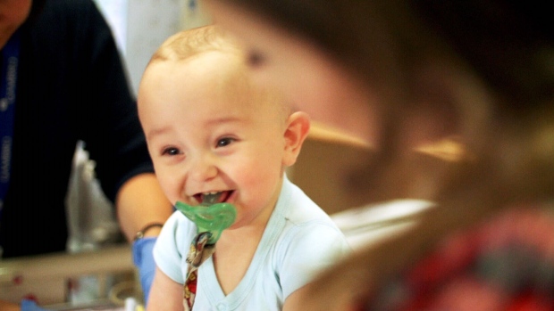 Taylum Lamoureux no Sick Kids, hospital para crianças doentes de Toronto