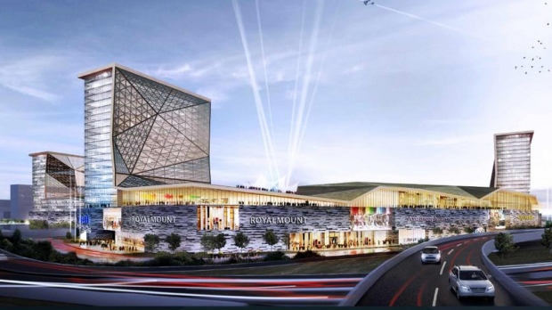 Um novo mega centro comercial de 1,7 mil milhões de dólares incluirá um parque aquático, um espaço de artes, um cinema ao ar livre num telhado verde, uma pista de patinagem ao ar livre