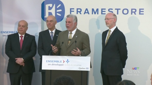 O primeiro-ministro Philippe Couillard anunciou na segunda-feira um investimento de 1 milhão de dólares no Framestore, um estúdio de efeitos visuais em Montreal