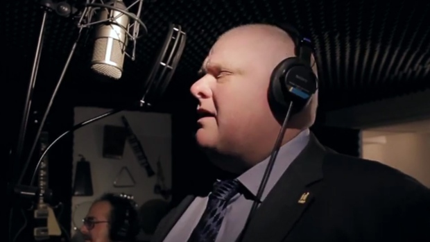 Rob Ford canta num vídeo da música “Not My Time