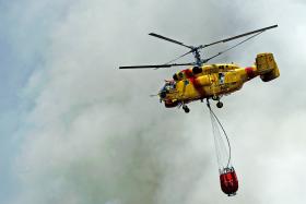 MENOS SEIS AERONAVES DO QUE AS 30 PREVISTAS PARA ESTA FASE DE COMBATE A INCÊNDIOS