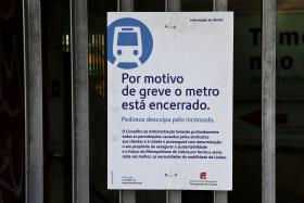 GREVE DE 24 HORAS NO METRO DE LISBOA COM ADESÃO A RONDAR OS 95% – SINDICATO