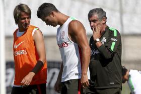 FÁBIO COENTRÃO AUSENTE DO TREINO DA SELEÇÃO LUSA EM TBILISI