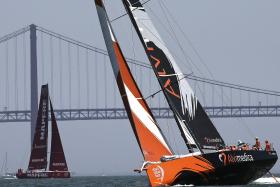 VELEIROS VOLVO OCEAN RACE DEIXAM HOJE LISBOA