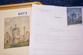 AGUARELAS E DESENHOS DE HITLER VENDIDOS EM LEILÃO POR CERCA DE 400 MIL EUROS