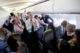 PRESIDENTE DA REPÚBLICA DIZ ESTAR “MAIS ALIVIADO” RELATIVAMENTE À PRIVATIZAÇÃO DA TAP