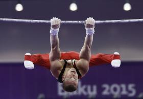 OURO DE FABIAN HAMBUECHEN LEVA ALEMANHA AO PÓDIO DE MEDALHAS DOS JOGOS EUROPEUS