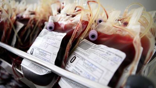 RESERVA DE SANGUE O NEGATIVO DO QUEBEC ESTÁ EM NÍVEIS BAIXOS
