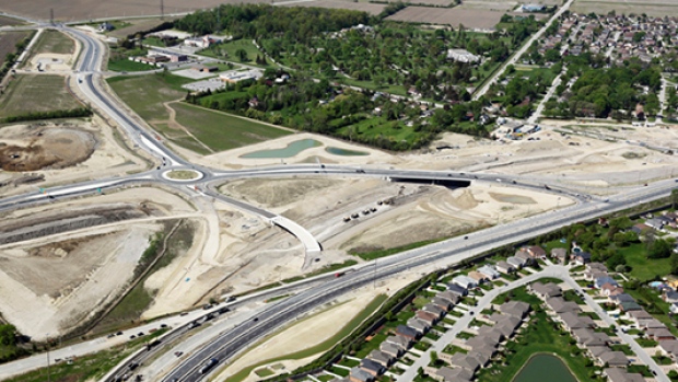 Um trecho de oito quilómetros do Herb Gray Parkway vai abrir neste fim de semana. (Ministério dos Transportes)