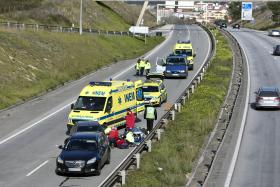 MORTOS NAS ESTRADAS AUMENTARAM 11,5%, NUM TOTAL DE 242