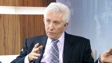 O líder do Bloc Quebecois Gilles Duceppe fala no Question Period da CTV, em 14 de junho de 2015.