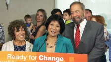 A ex-deputada federal do NDP Olivia Chow anunciou a sua tentativa de reentrar na política federal em Toronto na terça-feira, 28 de julho, 2015