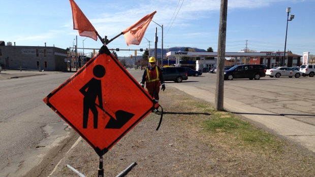 A Polícia do Quebec espera que os condutores abrandem quando passam por zonas de construção. (Jody Porter / CBC)