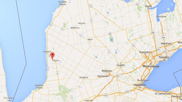 Holmesville, Ontário, num mapa do Google