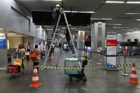 RESPONSÁVEL PELAS OBRAS NO AEROPORTO DO RIO DE JANEIRO DIZ QUE SE ESTÃO A CUMPRIR PRAZOS