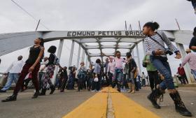 ATIVISTAS DOS DIREITOS AFRO-AMERICANOS INICIAM MARCHA DE 40 DIAS ATÉ WASHINGTON