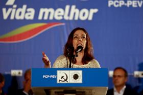 ELEIÇÕES: CDU INFORMA QUE HELOÍSA APOLÓNIA PARTICIPA NO DEBATE COM PSD/CDS