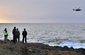 HOMEM MORRE NA ZONA DO CABO DE SINES AO CAIR DE ROCHEDO PARA O MAR