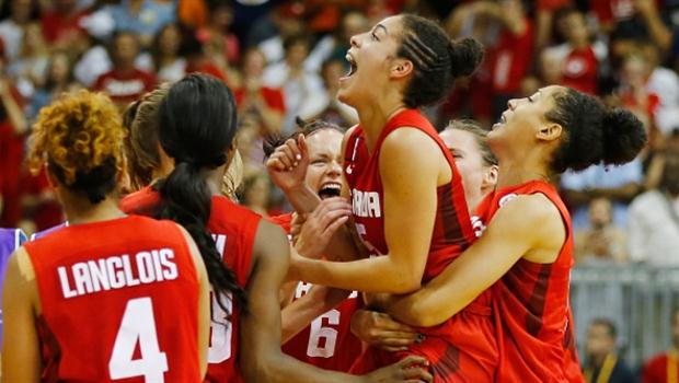 BASQUETEBOL FEMININO CANADIANO GANHA VAGA OLÍMPICA