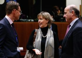MINISTROS DAS FINANÇAS EUROPEUS EM REUNIÃO INFORMAL INVULGARMENTE TRANQUILA