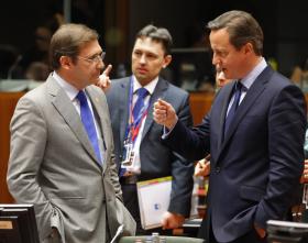 PASSOS E CAMERON DEBATEM AGENDA BRITÂNICA DE REFORMAS PARA A UNIÃO EUROPEIA