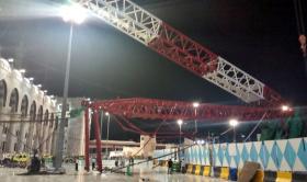 REI SAUDITA PROMETE ENCONTRAR CAUSA DE QUEDA DE GRUA SOBRE MESQUITA EM MECA