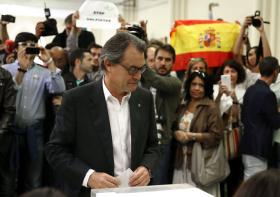 TAXA DE PARTICIPAÇÃO NAS ELEIÇÕES DA CATALUNHA PERTO DOS 35% ATÉ ÀS 12:00, ACIMA DE 2012