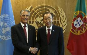 GUINÉ-BISSAU, OS OCEANOS E AS MISSÕES DE PAZ EM FOCO NO ENCONTRO DO PR COM BAN KI-MOON