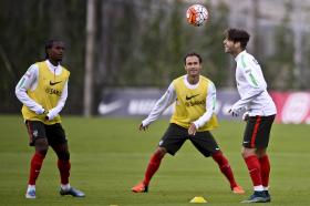PRIMEIRO TREINO DA SELEÇÃO PORTUGUESA COM APENAS OITO DISPONÍVEIS