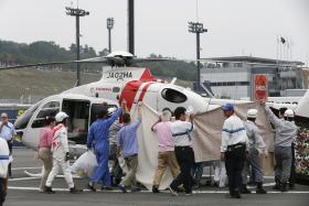 PILOTO ALEX DE ANGELIS EM ESTADO CRÍTICO APÓS ACIDENTE NO JAPÃO