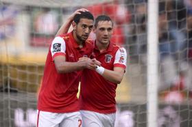 SPORTING DE BRAGA GOLEIA BELENENSES E SOBE A TERCEIRO