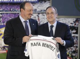 PRESIDENTE DO REAL MADRID DÁ VOTO DE CONFIANÇA E APOIO AO TREINADOR RAFA BENÍTEZ