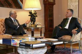 PR RECEBE ANTÓNIO COSTA TERÇA-FEIRA ÀS 11:00