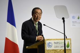 BAN KI-MOON AFIRMA QUE LÍDERES NA CIMEIRA DO CLIMA TÊM FUTURO NAS MÃOS