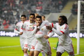 BENFICA VENCE EM BRAGA E SOBE A TERCEIRO