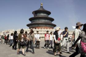 NÚMERO DE TURISTAS DO EXTERIOR NA CHINA CAIU PELO TERCEIRO ANO CONSECUTIVO