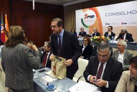 PASSOS COELHO ANUNCIOU RECANDIDATURA À LIDERANÇA DO PARTIDO — PORTA-VOZ DO PSD