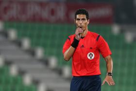 ÁRBITRO LUÍS FERREIRA NO SPORTING-TONDELA, DA 18.ª JORNADA
