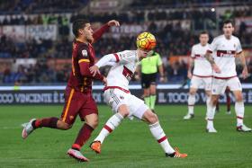 ROMA E AC MILAN EMPATAM A UM GOLO NA CAPITAL