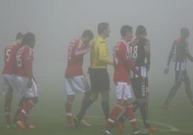JOGO NACIONAL-BENFICA ADIADO DEVIDO AO NEVOEIRO