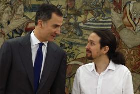 PODEMOS INFORMA O REI DE ESPANHA QUE QUER INTEGRAR UM GOVERNO COM O PSOE