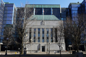 O Banco do Canadá é mostrado em Otava, em 12 de abril de 2009. FLICKR / d.newman